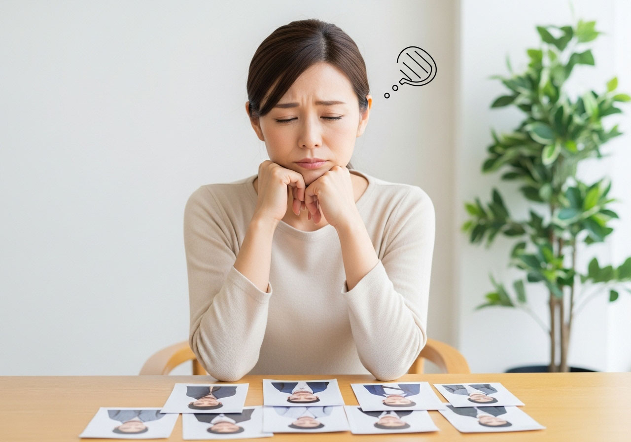 結婚したいのに男性に求める条件が多く結婚できない40代の女性