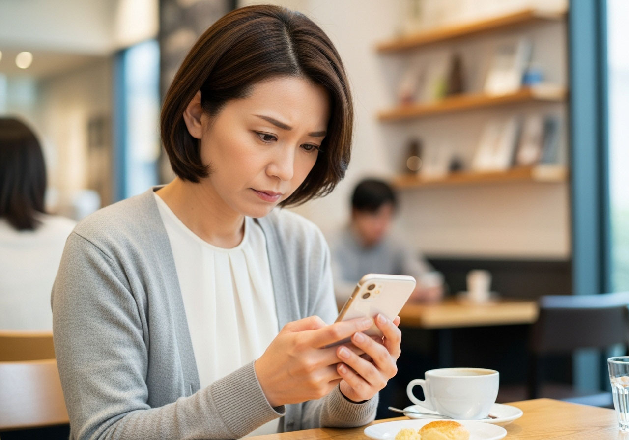 妥協したつもりになっても男性のスペックをチェックしてしまう40代の婚活中の女性