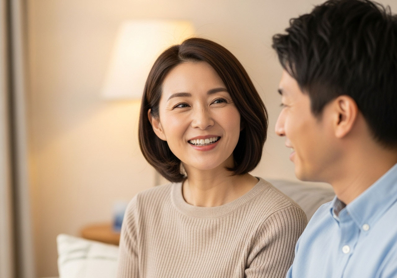 モテる意識で男性と接するようにしてから結婚に至った40代女性